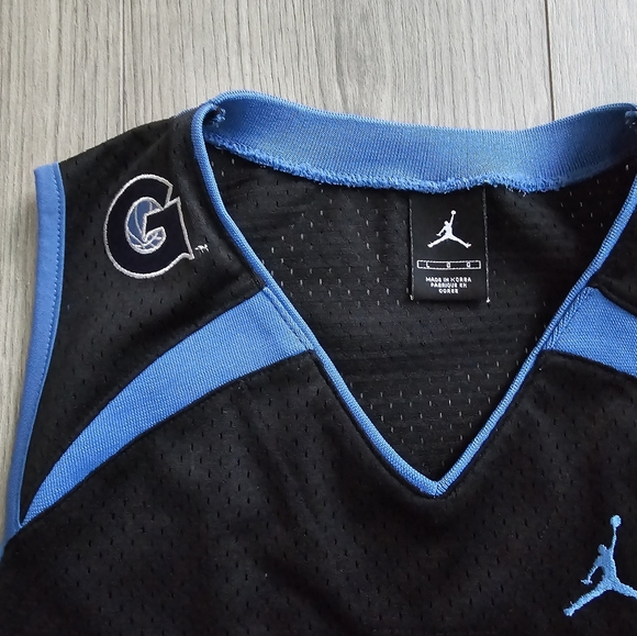 Vintage Air Jordan Georgetown Hoyas #32 Basketball Jersey Mens Large - Picture 3 of 5